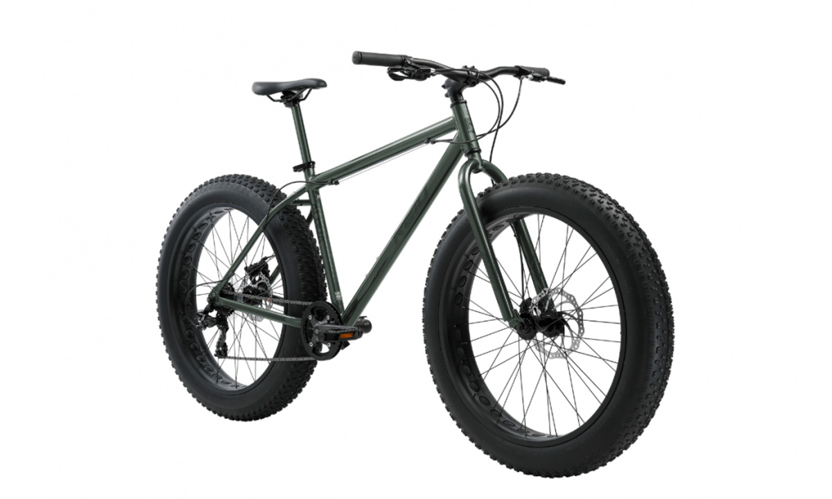 Фотография Велосипед Reid Alpha Fat Bike Army 26" 2022 размер S, Зеленый